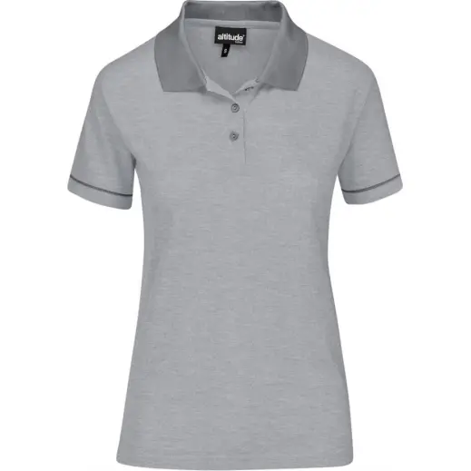 Ladies Verge Golf Shirt Light Grey